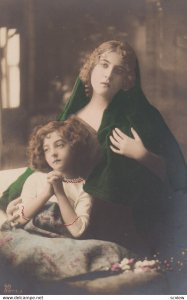 RP; 1900-1910's; Portrait Of Woman And Girl