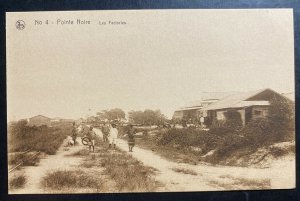 Mint French Congo Real Picture Postcard RPPC Pointe Noire Factories 