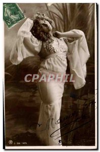 Old Postcard Fantaisie Actress