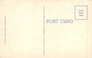 Jacksonville Illinois 1940s Postcard High School Building