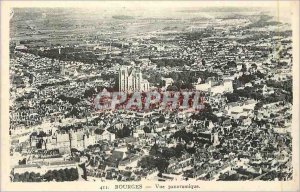 Old Postcard Bourges Panoramic