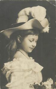 Infant princess Viktoria Louise vintage royalty postcard