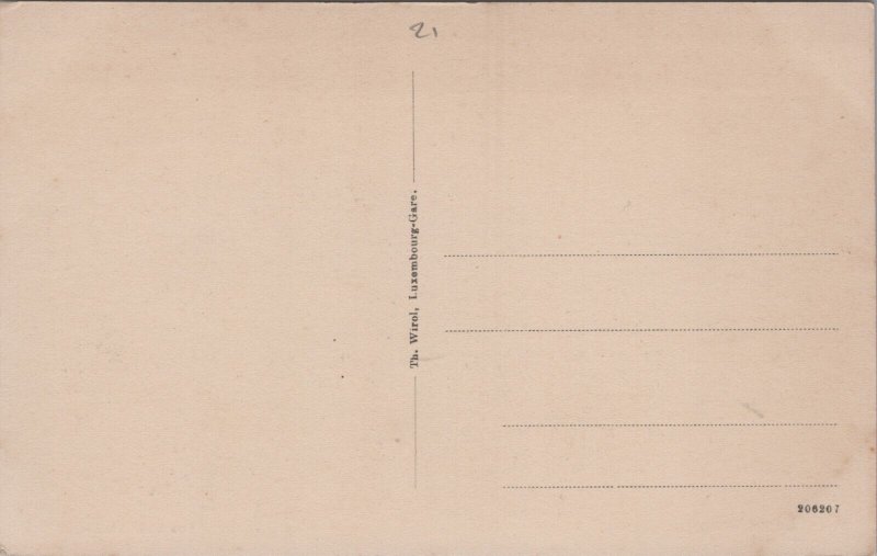 Luxembourg Les Trois Glands Vintage Postcard C050