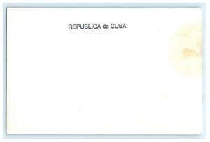 Club DE Oficiales Caibarien Cuba Real Photo RPPC Postcard