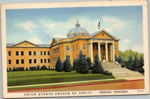 postcard Memphis, Tennessee - Union Avenue Church of Christ