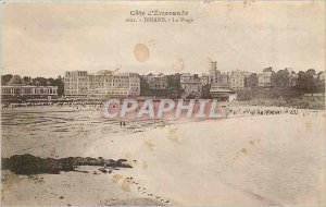 Old Postcard Dinard The Beach