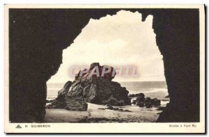 Postcard Old Port Quiberon Cave has Ru
