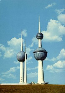 Kuwait Kuwait City مدينة الكويت The Towers 1970s Postcard