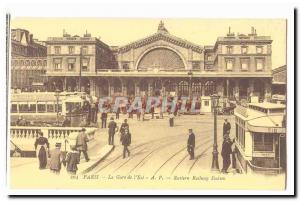 Paris (11th) Postcard Old train station of & # 39est (animated)