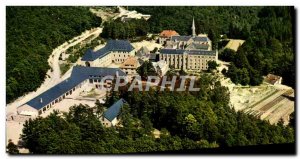 Modern Postcard Abbey Ste Marie De La Pierre Qui Vire Vue Generale Aerienne