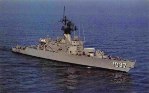 USS Bronstein FF-1037 Frigate US Navy Ship postcard