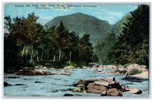 c1910 Sunrise High Falls Gorge Adirondack Mountains Wilmington New York Postcard 