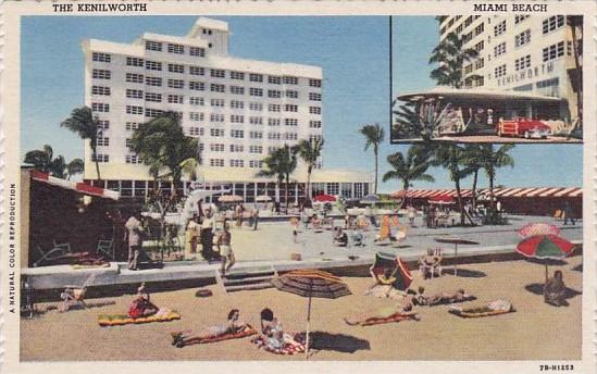 Florida Miami Beach The Kenilworth Hotel Curteich