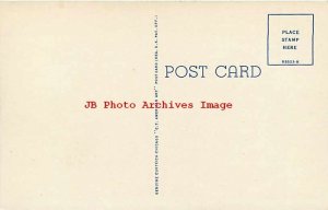 GA, West Point, Georgia, Post Office Building, Exterior View, Curteich No 8B523N 