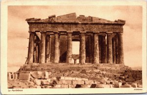 Greece Athens Le Parthénon Vintage Postcard C156