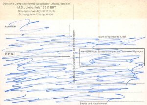 MS Liebenfeis Misc Ship Line Ship 