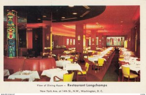 Washington D.C. , 1950-60s ; Restaurant Longscamps