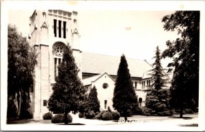 Real Photo Postcard Brethren Church (can't read city/state)