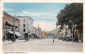 Main Street - Granville, New York NY  