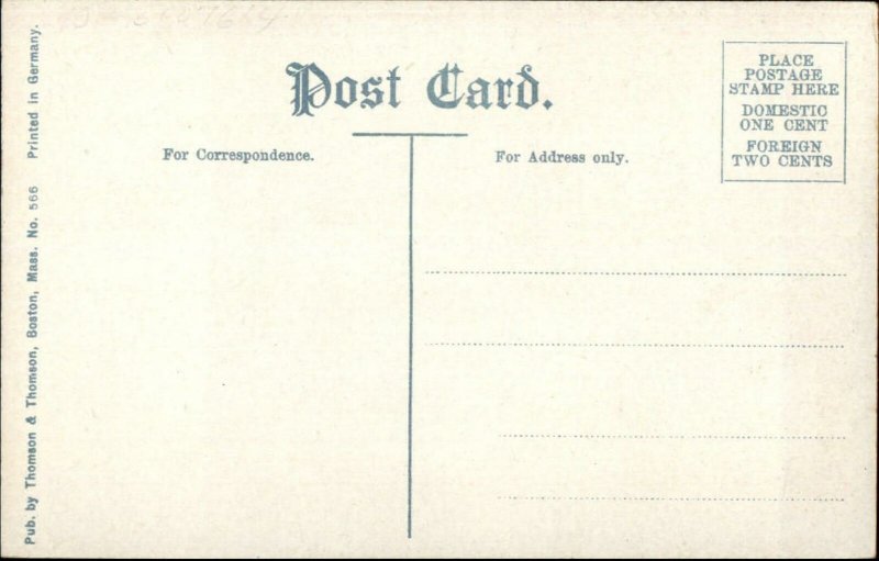 Oak Bluffs Martha's Vineyard MA New Harbor c1910 Unused Postcard