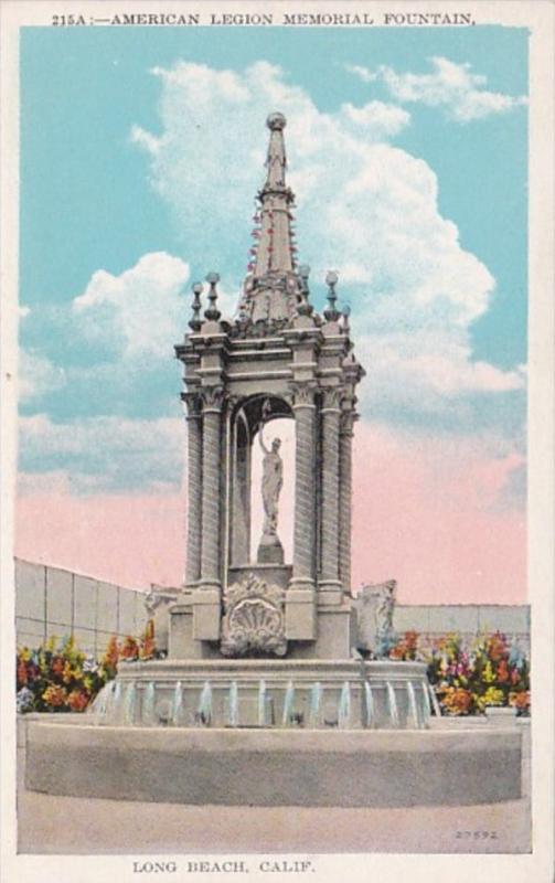 California Long Beach American Legion Memorial Fountain