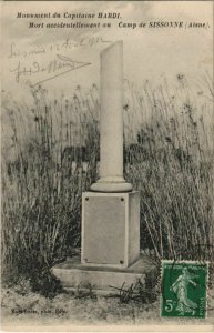 CPA Monument du Captaine Hardi - Mort au Camp de Sissonne (1062063)