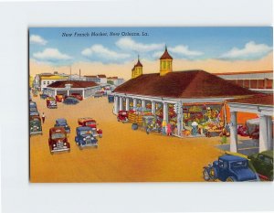 Postcard New French Market New Orleans Louisiana USA