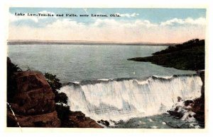 Postcard WATER SCENE Lawton Oklahoma OK AQ7250