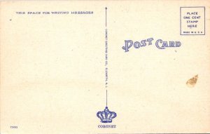 NJ, New Jersey  ELIZABETH LARGE LETTER LINEN Greetings ca1940's Coronet Postcard