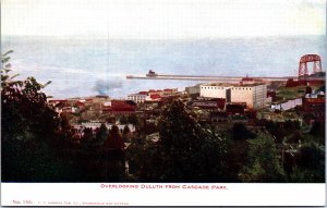 USA Overlooking Duluth From Cascade Park Illinois Chicago Vintage Postcard 09.62
