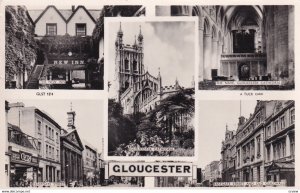 RP; GLOUCESTER, Gloucestershire, England, PU-1951; 5-Views, The New Inn, The ...