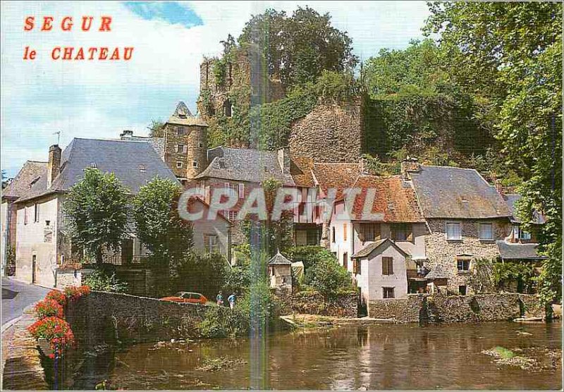 Postcard Modern Segur le Chateau La Correze Tourist