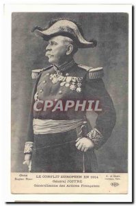 Old Postcard Militaria The European conflict 1M914 General Joffre Generalissi...