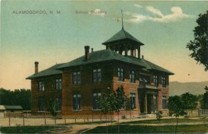 School Building, Alamogordo New Mexico  Vintage Postcard