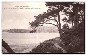 Old Postcard Cote d Emeraude Dinard the Viscount Far St Servan sur Mer