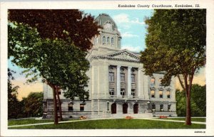 Illinois Kankakee The Kankakee County Court House Curteich