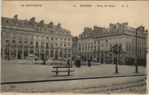 CPA Rennes Place du Palais (1235842)