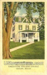 Vincent Hall, Chillicothe Business College - Missouri MO Postcard