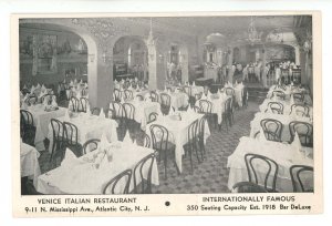 NJ - Atlantic City. Venice Italian Restaurant, Interior