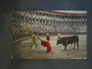 Mexico City Bull Fighting c1910 Postcard