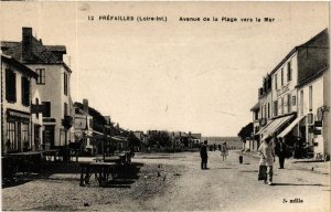 CPA PRÉFAILLES - Avenue de la Plage vers la Mer (587163)