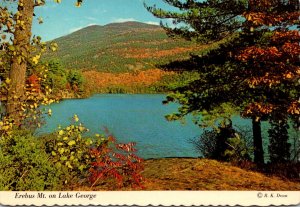 New York Lake George Erebus Mountain On East Shore Seen From Uncas Island