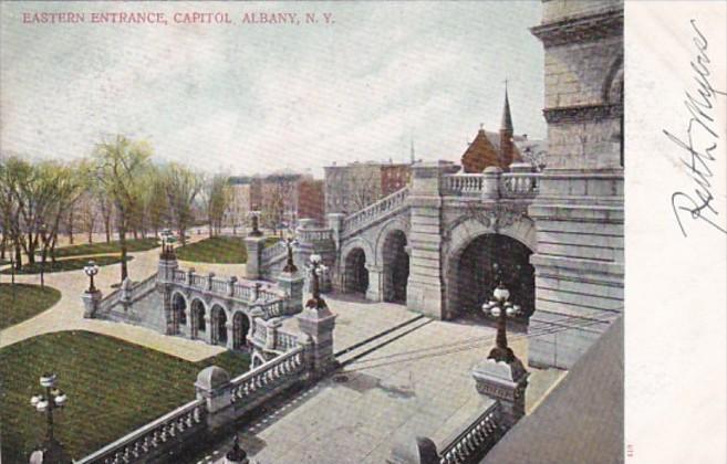 New York Albany State Capitol Building Eastern Entrance