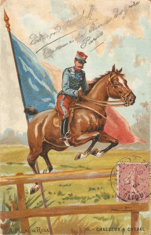 cavalier du 2e régiment de chasseurs à cheval 1er Empire Photo Stock - Alamy