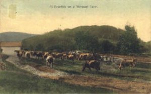 Vermont Farm - Misc Postcard