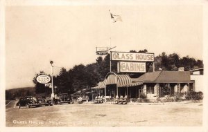 Helenwood Tennessee Glass House Cabins Real Photo Vintage Postcard AA82924