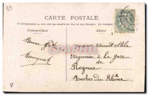 Old Postcard Fantasy Flowers