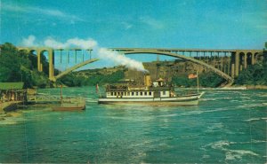 Canada Maid Of The Mist Leaving To Visit Niagara Falls Vintage Postcard 08.09