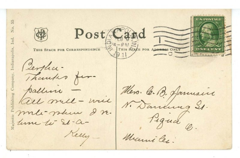 IN - Indianapolis. Fire Deoartment & Apparatus ca 1911