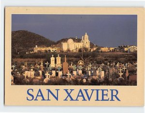 Postcard San Xavier Del Bac Mission, Tucson, Arizona